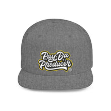 Load image into Gallery viewer, Pay Da Producer Flat Bill Snapback Hat - Stylish and Creative Cap for Music Lovers
