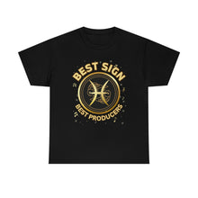 Load image into Gallery viewer, Pisces Best Sign Best Producers Unisex Heavy Cotton T-Shirt