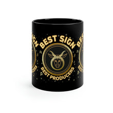 Load image into Gallery viewer, Taurus Best Sign Best Producers 11oz Black Mug