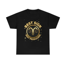 Load image into Gallery viewer, Pay Da Producer Aries best Sign Best Producers T-Shirt, Aries zodiac sign with music notes and stars surrounding it