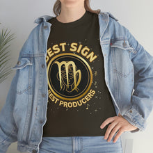 Load image into Gallery viewer, Virgo Best Sign Best Producer Unisex Heavy Cotton T-Shirt