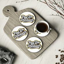 Load image into Gallery viewer, Pay Da Producer White Coasters