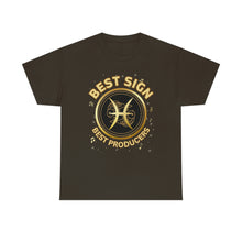 Load image into Gallery viewer, Pisces Best Sign Best Producers Unisex Heavy Cotton T-Shirt