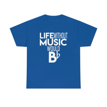 Load image into Gallery viewer, Life With Out Music Would Be Flat Unisex Jersey Short Sleeve Tee
