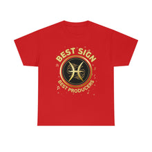Load image into Gallery viewer, Pisces Best Sign Best Producers Unisex Heavy Cotton T-Shirt