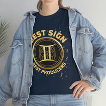 Load image into Gallery viewer, Gemini Best Sign Best Producers Unisex Heavy Cotton T-Shirts