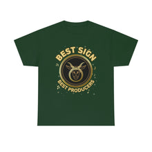 Load image into Gallery viewer, Taurus Best Sign Best Producers Unisex Heavy Cotton Tee