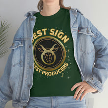 Load image into Gallery viewer, Taurus Best Sign Best Producers Unisex Heavy Cotton Tee