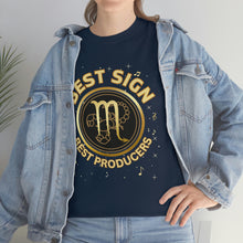 Load image into Gallery viewer, Scorpio Best Sign Best Producers Unisex Heavy Cotton T-Shirt
