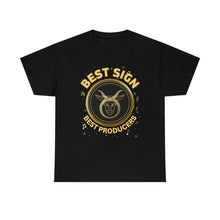 Load image into Gallery viewer, Taurus Best Sign Best Producers Unisex Heavy Cotton Tee