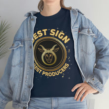 Load image into Gallery viewer, Taurus Best Sign Best Producers Unisex Heavy Cotton Tee