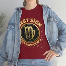 Load image into Gallery viewer, Virgo Best Sign Best Producer Unisex Heavy Cotton T-Shirt