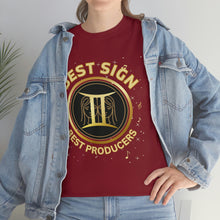 Load image into Gallery viewer, Gemini Best Sign Best Producers Unisex Heavy Cotton T-Shirts