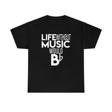 Load image into Gallery viewer, Life With Out Music Would Be Flat Unisex Jersey Short Sleeve Tee