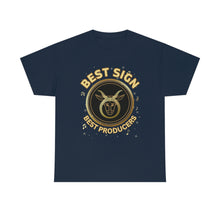 Load image into Gallery viewer, Taurus Best Sign Best Producers Unisex Heavy Cotton Tee