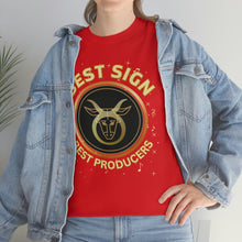 Load image into Gallery viewer, Taurus Best Sign Best Producers Unisex Heavy Cotton Tee
