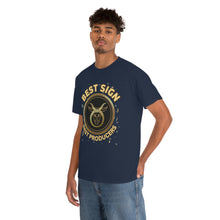 Load image into Gallery viewer, Taurus Best Sign Best Producers Unisex Heavy Cotton Tee