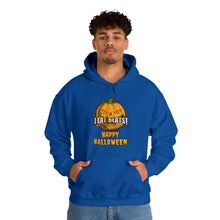 Load image into Gallery viewer, Pay Da Producer® &quot;I Eat Beats Happy Halloween&quot; Pumpkin Head Heavy Blend™ Hooded Sweatshirt
