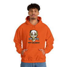 Load image into Gallery viewer, Pay DA Producer® &quot;I Eat Beats Happy Halloween&quot; Zombie Clown Heavy Blend™ Hooded Sweatshirt
