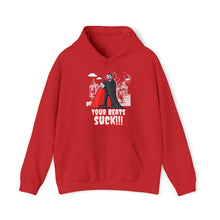 Load image into Gallery viewer, Pay Da Producer® &quot;Your Beats S*CK!&quot; Vampire Halloween Heavy Blend™ Hooded Sweatshirt
