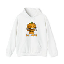 Load image into Gallery viewer, Pay Da Producer® &quot;I Eat Beats Happy Halloween&quot; Pumpkin Head Heavy Blend™ Hooded Sweatshirt
