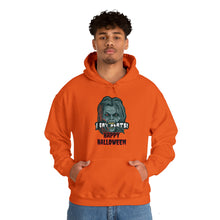 Load image into Gallery viewer, Pay Da Producer® &quot;I Eat Beats Happy Halloween&quot; Vampire Unisex Heavy Blend™ Hooded Sweatshirt
