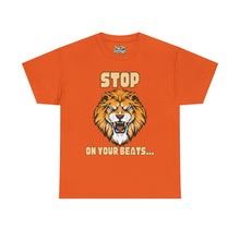 Load image into Gallery viewer, Stop &quot;Lion&quot; On Your Beats Unisex Heavy Cotton Tee
