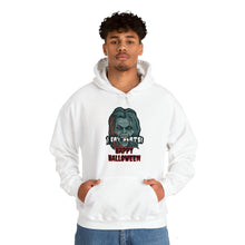 Load image into Gallery viewer, Pay Da Producer® &quot;I Eat Beats Happy Halloween&quot; Vampire Unisex Heavy Blend™ Hooded Sweatshirt
