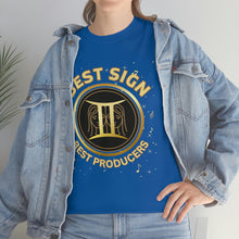 Load image into Gallery viewer, Gemini Best Sign Best Producers Unisex Heavy Cotton T-Shirts
