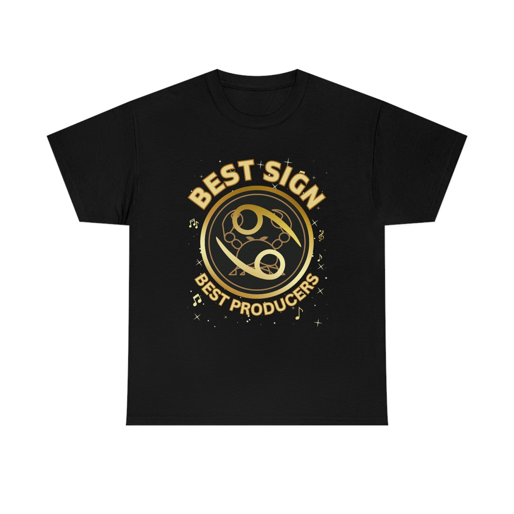 Cancer, Best Sign Best Producers Unisex Heavy Cotton T-shirt