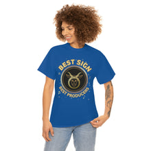 Load image into Gallery viewer, Taurus Best Sign Best Producers Unisex Heavy Cotton Tee
