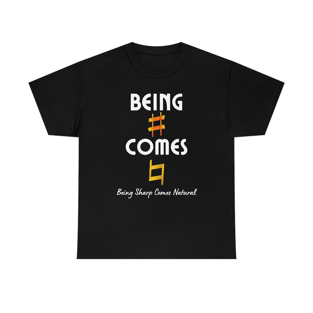 Being Sharp Comes Natural Unisex Jersey Short Sleeve Tee