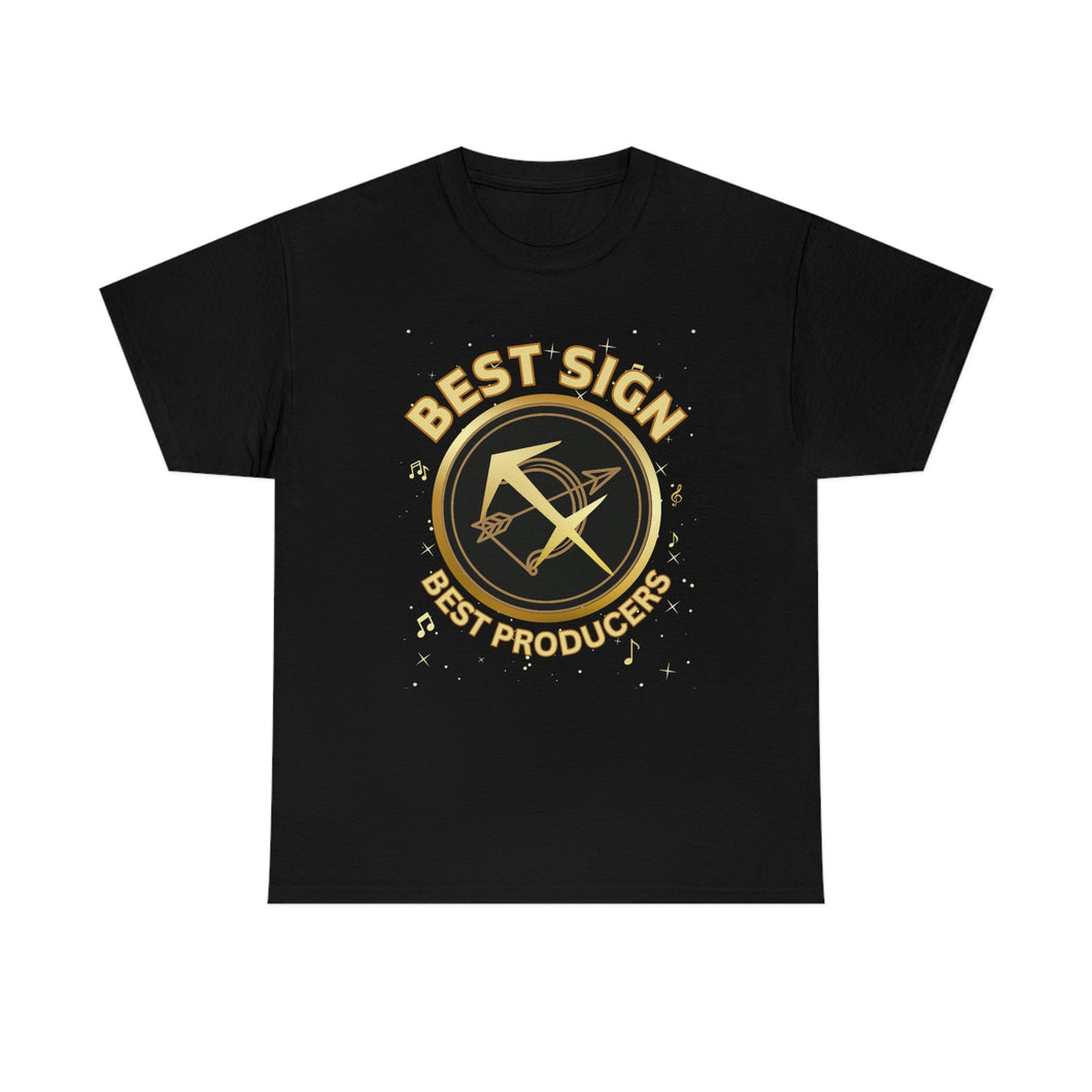 Sagittarius Best Sign Best Producers Unisex Heavy Cotton Tee