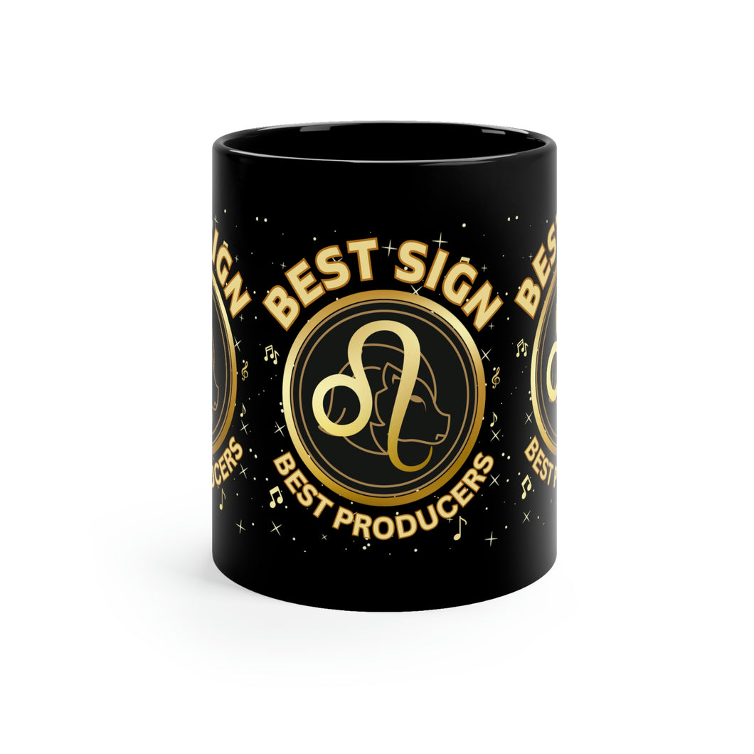 Leo Best Sign Best Producers 11oz Black Mug