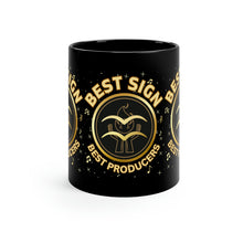 Load image into Gallery viewer, Aquarius Best Sign Best Producers 11oz Black Mug
