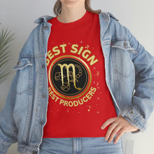 Load image into Gallery viewer, Scorpio Best Sign Best Producers Unisex Heavy Cotton T-Shirt
