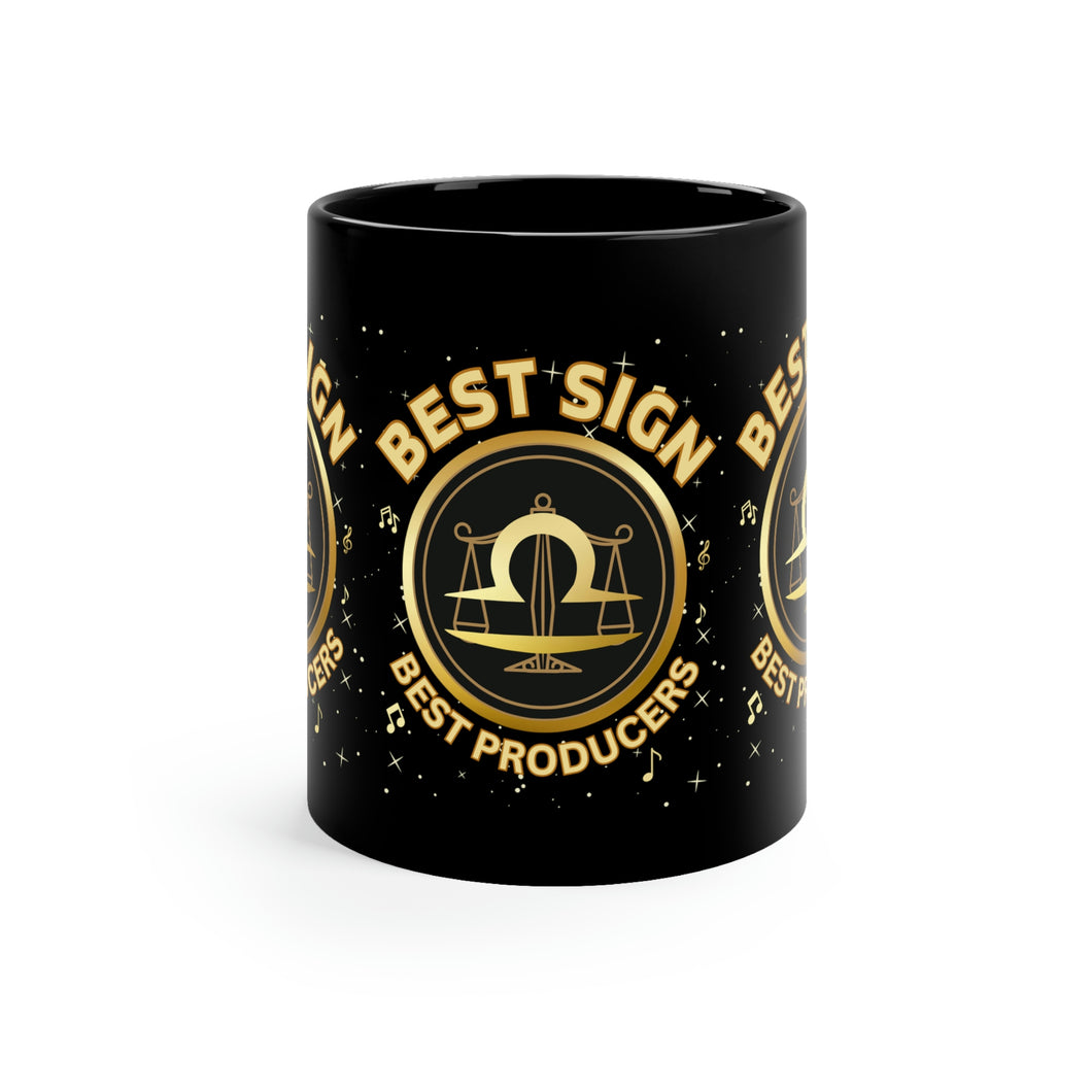 Libra Best Sign Best Producers 11oz Black Mug