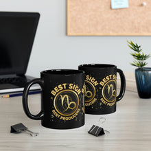 Load image into Gallery viewer, Capricorn Best Sign Best Producers 11oz Black Mug
