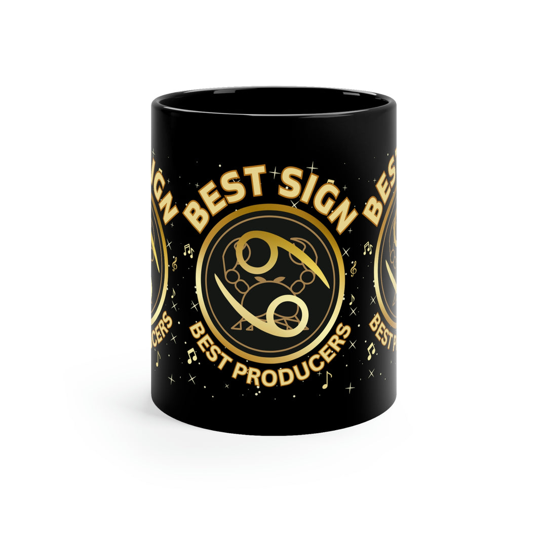 Cancer, Best Sign Best Producers 11oz Black Mug