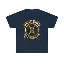 Load image into Gallery viewer, Pisces Best Sign Best Producers Unisex Heavy Cotton T-Shirt
