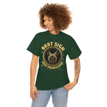 Load image into Gallery viewer, Taurus Best Sign Best Producers Unisex Heavy Cotton Tee
