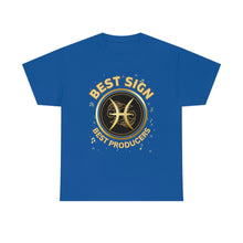 Load image into Gallery viewer, Pisces Best Sign Best Producers Unisex Heavy Cotton T-Shirt
