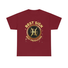 Load image into Gallery viewer, Pisces Best Sign Best Producers Unisex Heavy Cotton T-Shirt
