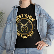 Load image into Gallery viewer, Taurus Best Sign Best Producers Unisex Heavy Cotton Tee
