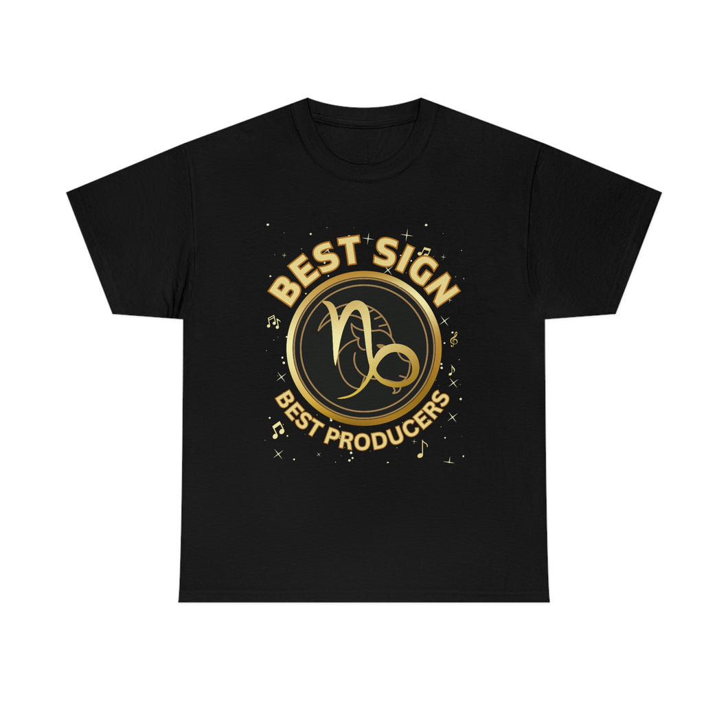 Capricorn, Best Sign Best Producers Unisex Heavy Cotton T-shirt